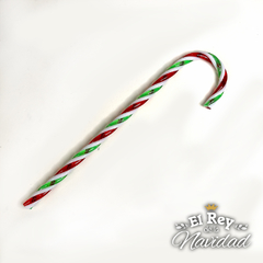 Set x 6 Caramelo Baston Acrilico combinado Rojo, Verde y Blanco 15cm - comprar online