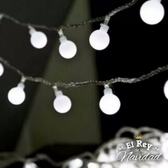 Guirnalda luces led Bolitas blanco frío MINI KERMESSE 5mts - comprar online