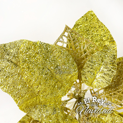 Flor Estrella Federal Oro 22cm - comprar online