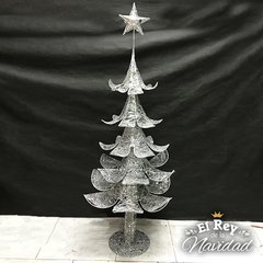Glitter Christmas Tree 1.40mts Plateado