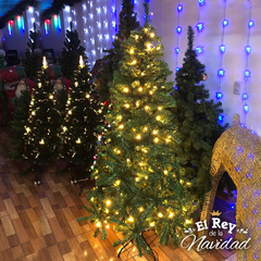 Arbol de Navidad con LUCES LED CALIDAS INCORPORADAS 1,50 Mts - comprar online