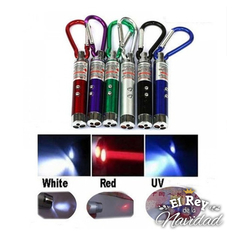 Pack x 12 Llaveros 3 en 1 Linterna + Puntero Laser + Luz UV en internet