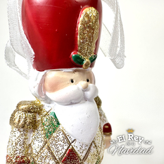 Papa Noel Arlequin Colgante LUJO PREMIUM - El Rey de la Navidad