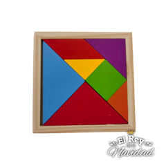 Tangram Puzzle Rompecabezas de Madera - tienda online
