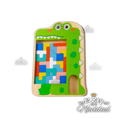 Tetris Multifuncional de Madera - El Rey de la Navidad