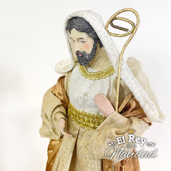 Pesebre super lujo 6 piezas 30cm - El Rey de la Navidad