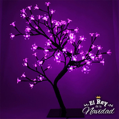 Arbol LED Bonsai Flor del Cerezo Violeta - comprar online