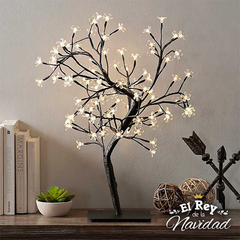 Imagen de Arbol LED Bonsai Flor del Cerezo Blanco Cálido