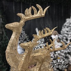 Reno Gigante 2mt de alto - El Rey de la Navidad