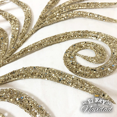 Pick vara Rama espiral XL de lujo! Glitter ORO 60cm - comprar online