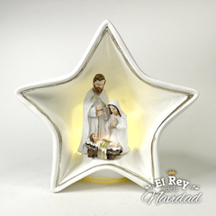 Sagrada Familia en Estrella con Luz