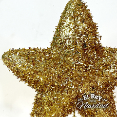 Puntal Estrella 15cm Oro Brillante - comprar online
