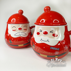 Taza de Papa Noel de Ceramica 380ml - comprar online