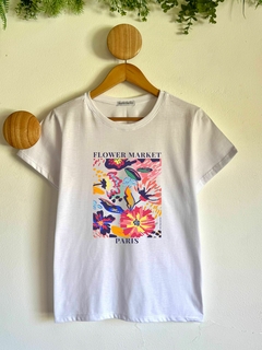 Remera básica FLOWER MARKET - comprar online