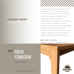 Mesa Comedor ·Dinner Tables · Mod. CHICAGO - Madersic
