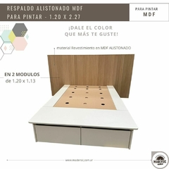 Respaldo de cama, MDF, Personalizable, Decoración, Dormitorio, Fácil instalación, Moderno, Minimalista, Calidad, Durabilidad, Respaldo de cama MDF 18mm, Respaldo de cama para pintar, Respaldo de cama moderno y minimalista, Revestimiento de cama,Cabecero d