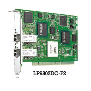 Controladora HBA Emulex, OSm-LC, 2 Portas 2GB, PCI-X 64BIT 133MHZ, LP9802DC-F2