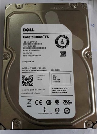 Hd Dell 2tb Sata 7.2k 3,5 St2000nm0011 9yz168-036 Th- 0835r9