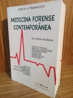 Medicina forense contemporanea 2° Ed - Fraraccio - ISBN: 987-987-1573-41-7