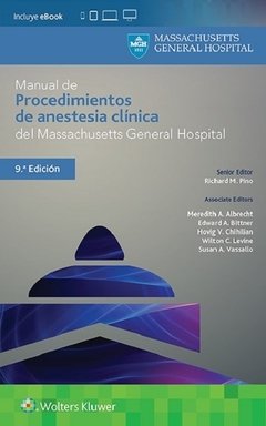 Manual de Procedimientos de Anestesia Clínica 9° Ed. - Pino - Isbn: 9788416781904