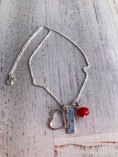 Dije chapita grabada “PAZ” - plata 925 - comprar online