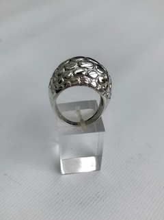 Anillo grande canasta plata 925