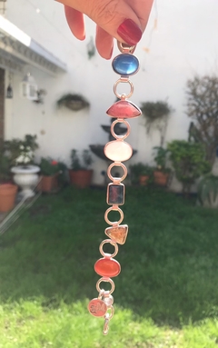 Pulsera 7 piedras: (A pedido) - Marta Escobar Joyas de Autor