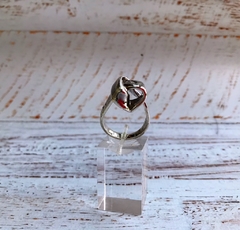 Anillo Moebius - modelo Corazón- plata 925. A pedido