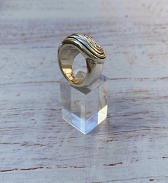 Anillo inflado nudo - plata 925