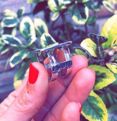 Imagen de Anillo Protector Sello Maya: Mano. A pedido