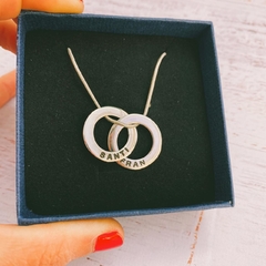 Dije: circulos del amor - plata 925 - comprar online