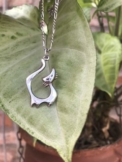 Dije para pulsera: “Gatito” - plata 925