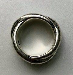 Anillo inflado modelo: Torzado - plata 925 - comprar online