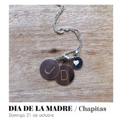 Dije chapitas - plata 925