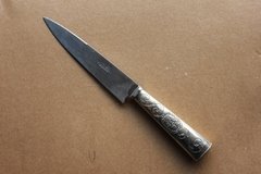 Cuchillo con iniciales: forjado y cincelado a mano - comprar online