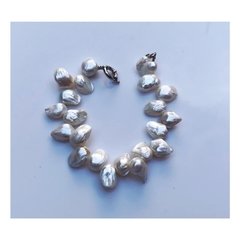 Pulsera gotas de nácar - plata 925 - comprar online