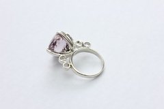 Anillo exclusivo: piedra amatista facetada (A pedido) - comprar online