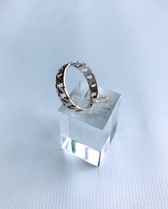 Anillo diseño encadenado - plata 925 - comprar online