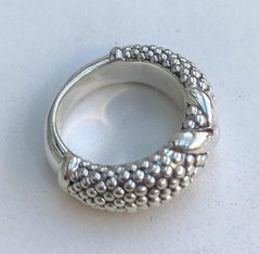 Anillo inflado cruz y puntos - plata 925 en internet