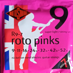 Cuerdas Guitarra Eléctrica 7 Cuerdas Rotosound R9-7 - comprar online