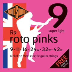 Cuerdas Guitarra Eléctrica Rotosound R9 Roto Pinks