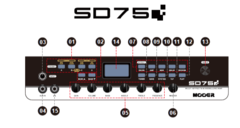 Imagen de SD75 Multiefectos y amplificador de modelado MOOER