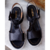 Sandalia Cuero Negro Abrojo - comprar online