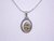 Conjunto Cadena y Medalla Virgen Oval de Plata y Oro - tienda online