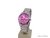 Reloj Mujer Blaque Acero Cuadrante Fucsia - comprar online