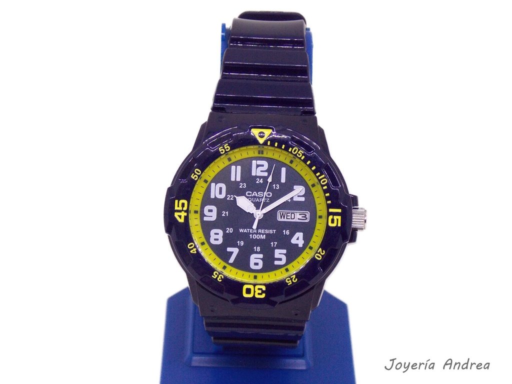 Reloj Casio Hombre Deportivo Azul/Amarillo