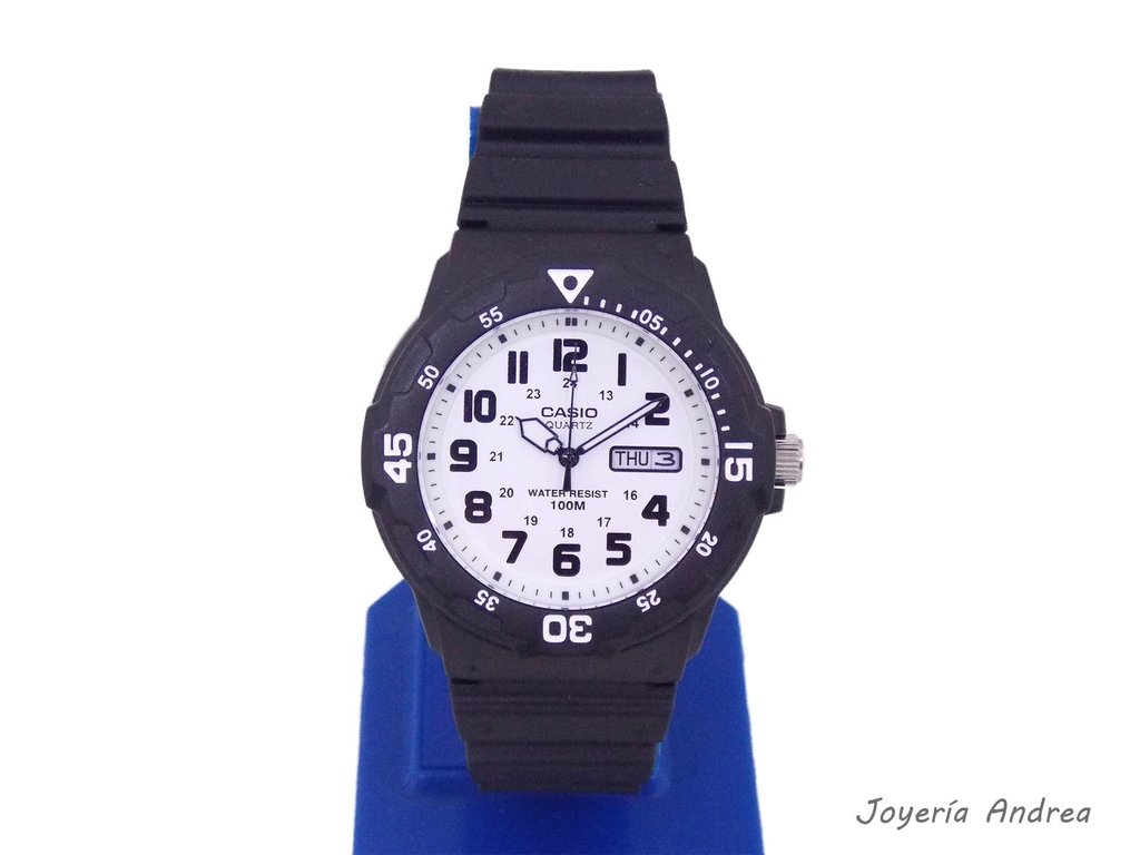 Reloj Casio Hombre Deportivo Blanco - Joyeria Andrea