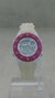 Reloj Tressa Mujer Digital Blanco con Aro Fucsia en internet
