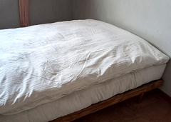 Pillow Protector natural con funda desmontable sustentable uso diario