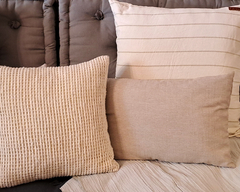Imagen de Promo Pack n,2 de almohadones decorativos sustentables con funda